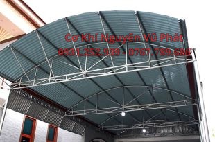 Thi công mái tôn vòm tại Quận 12