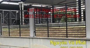 Hàng rào sắt đơn giản đẹp tại Bàu Bàng